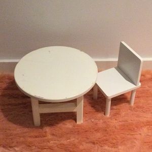 Doll Table and Chair